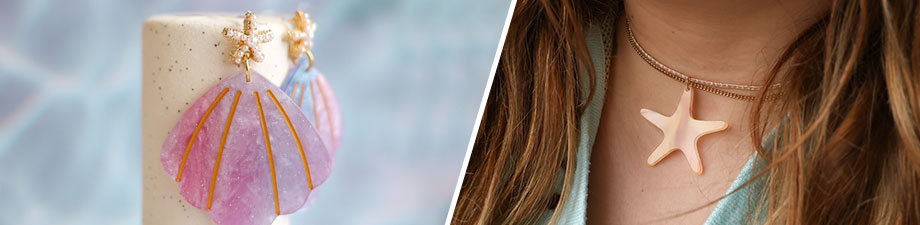 Nuevos colgantes de resina y colgantes de acero inox