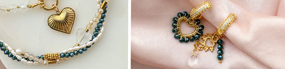 Nuevos abalorios facetados deslumbrantes