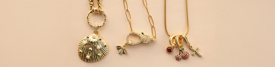 &iexcl;Novedad! colgantes y cierres met&aacute;licos TQ de lat&oacute;n