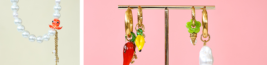 Abalorios de cristal diversos Abalorios de cristal diversos