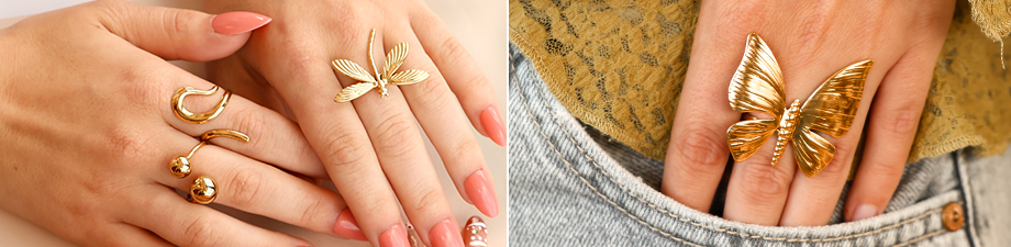 Nueva colecci&oacute;n de anillos de acero inoxidable