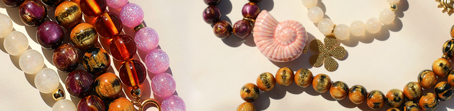 Nueva serie de abalorios acr&iacute;licos y de resina