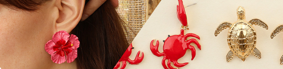 Nueva serie de pendientes trendy 
